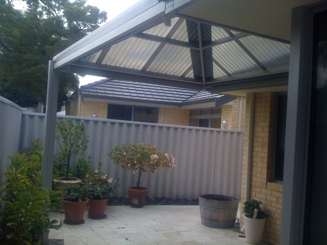 all polycarbonate pyramid pergola by great aussie patios