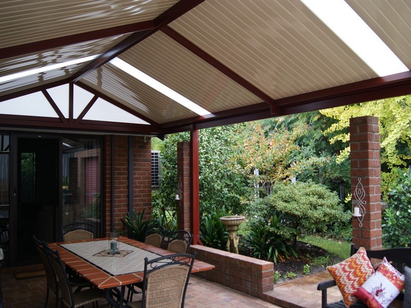gable in garden setting by great aussie patios