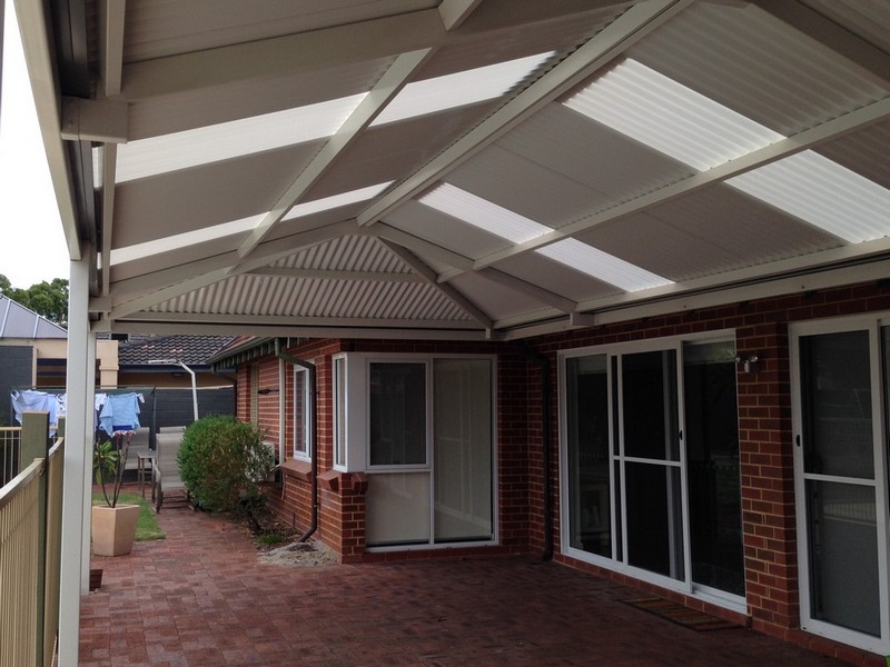 a mix of poly and steel by great aussie patios