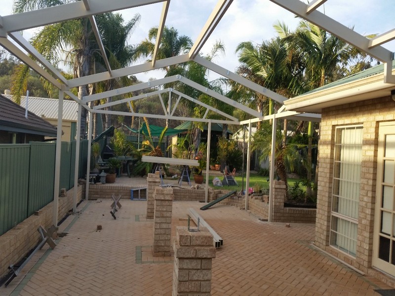 gable frame by great aussie patios in Corrigin