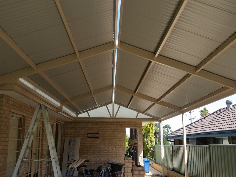 gable patio colorbond roof sheets by great aussie patios