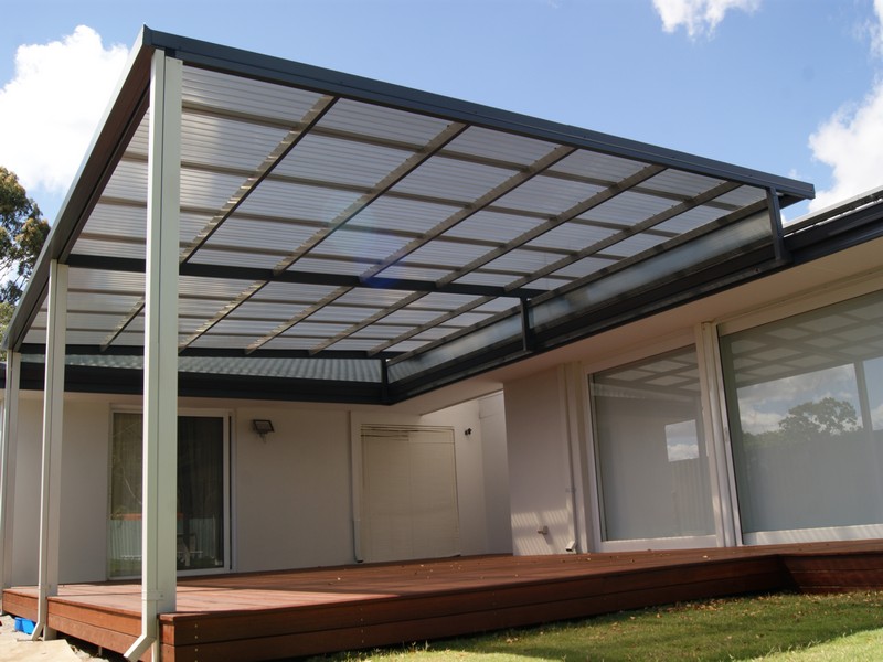 raised polycarb patio by great aussie patios