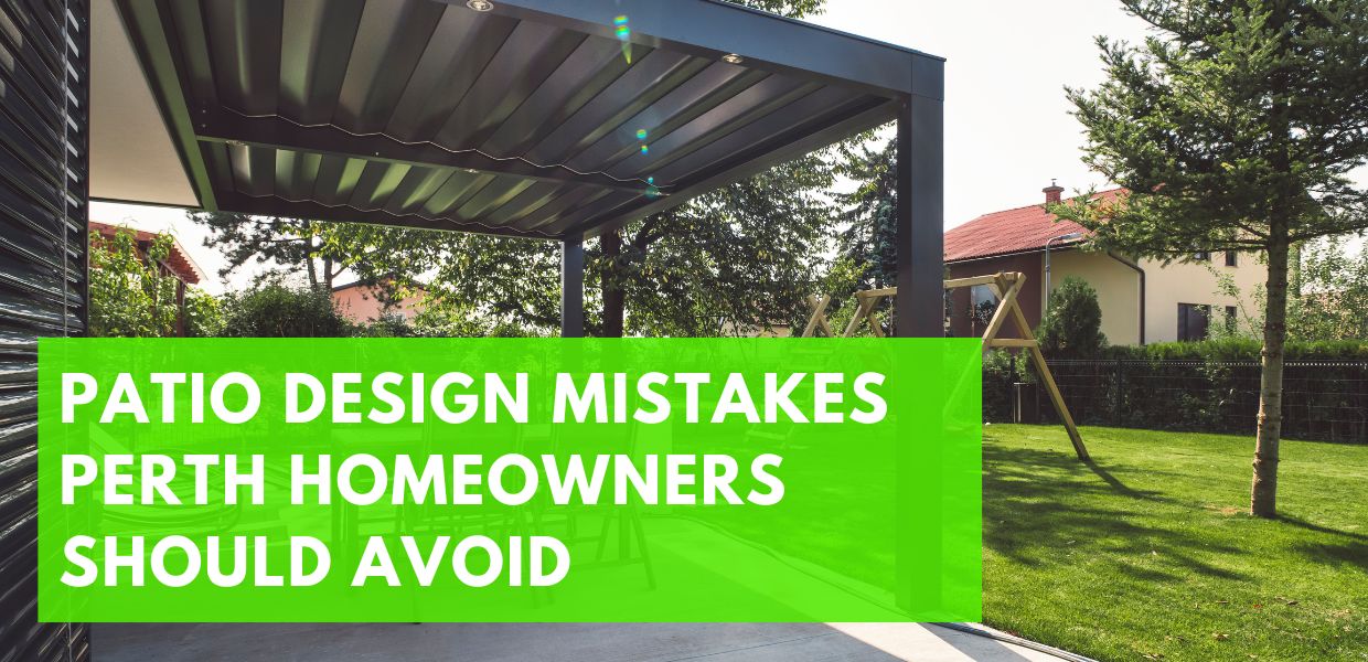patio design mistakes causing a rooftop patio to not fully cover the outdoor paving