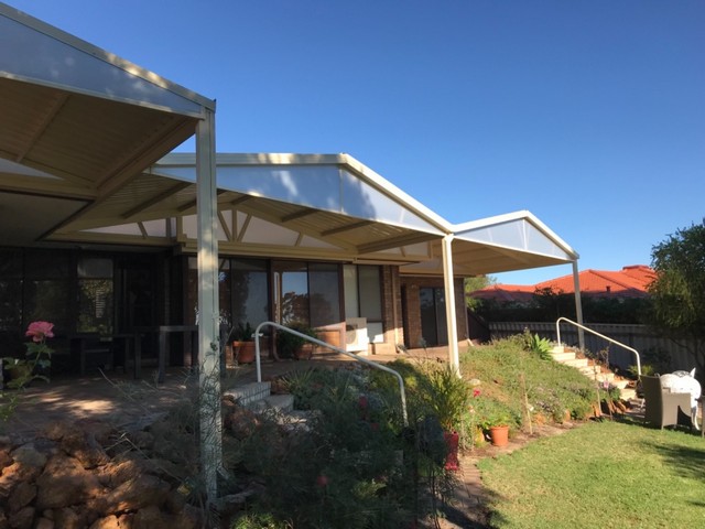 triple custom gable patios by great aussie patios