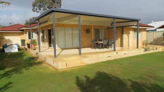 hip raised flat patio by great aussie patios