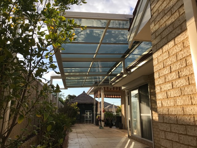 raised flat patio in sunglaze by great aussie patios