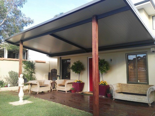 skillion patio in solarspan by great aussie patios