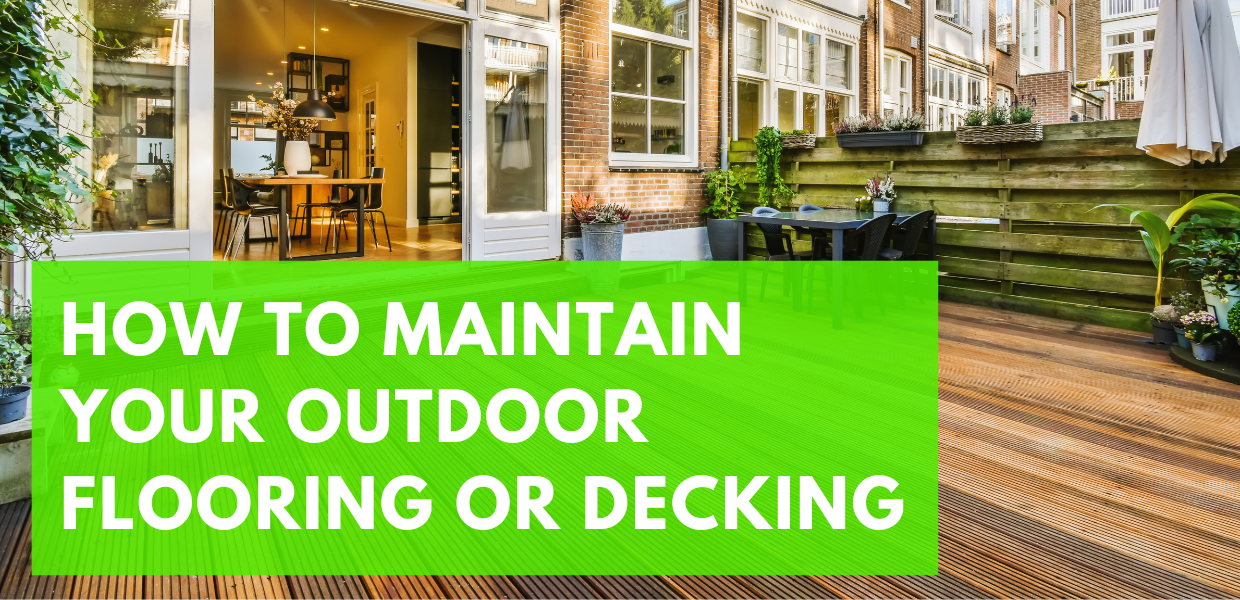 How to Clean Your Outdoor Flooring or Decking 